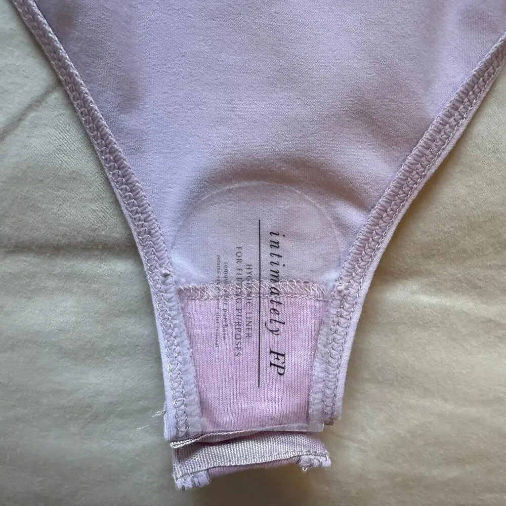NWOT Intimately Free People Dusk to Dawn Lavender Thong Body Suit - S